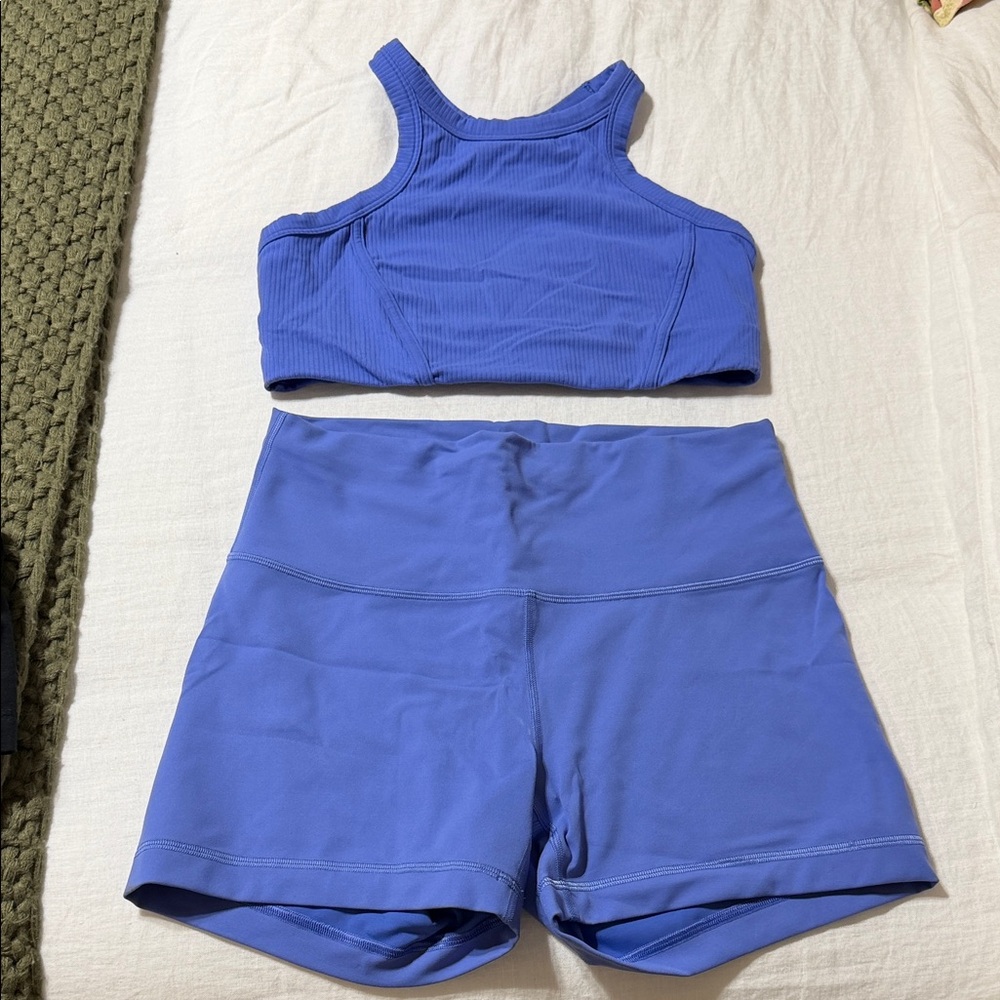 Lululemon Sports Bra and Shorts Set